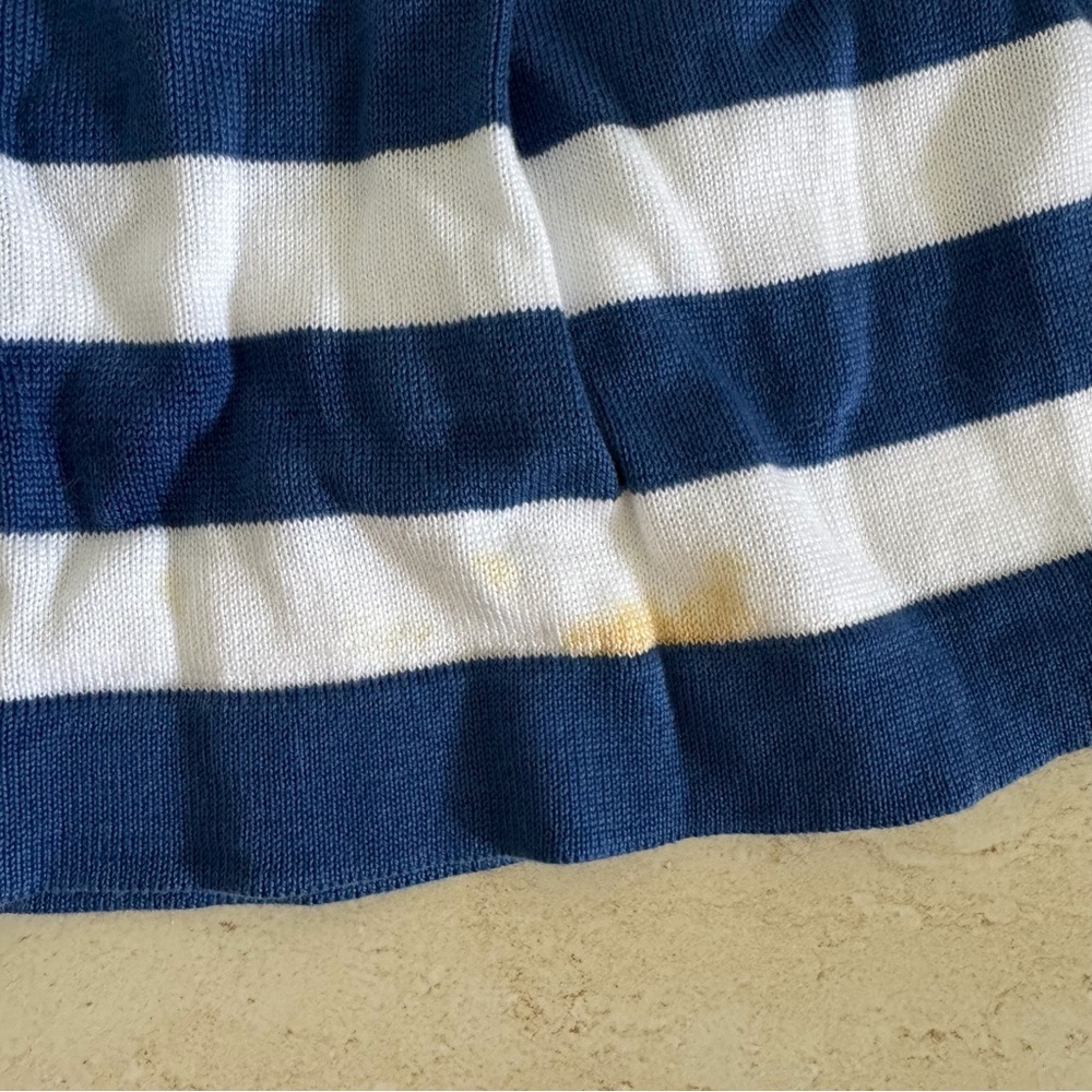 Philipp Plein Nautical Blue and White Striped Girl Skirt, Size 4 - Picture 5 of 6